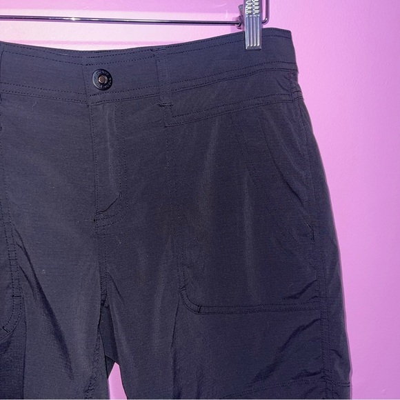 Prana Shorts Women’s‎ Size 10 US Charcoal Dark Grey Revenna Hiking Mid-Thigh - Picture 4 of 8